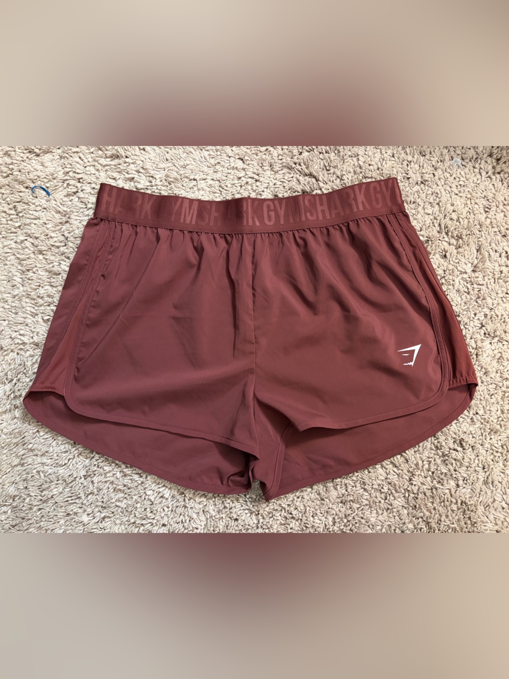 Gymshark Maroon Performance Running Shorts